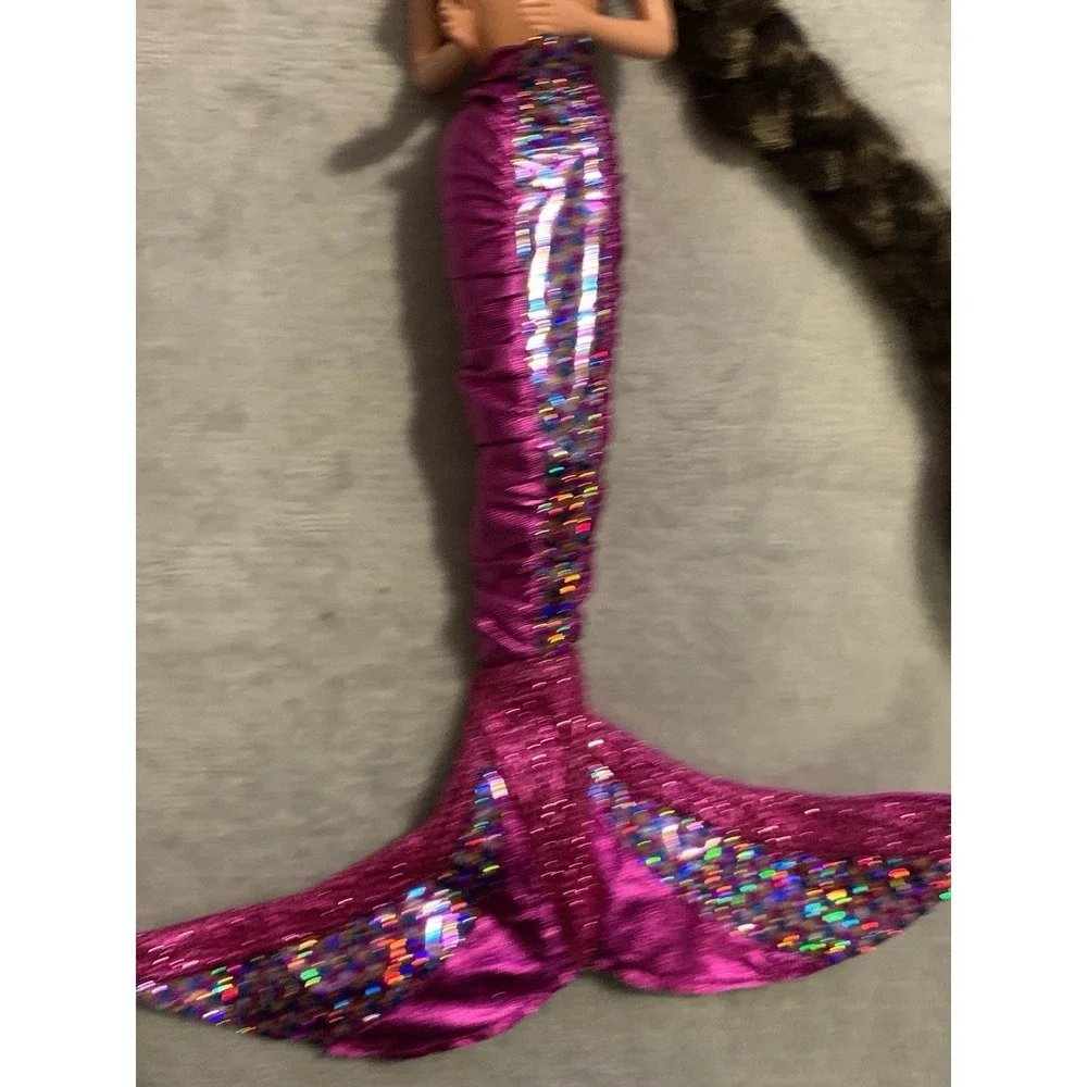 Vintage Jewel Hair Mermaid Teresa Barbie Doll Mattel 1995 With Earrings Outfit